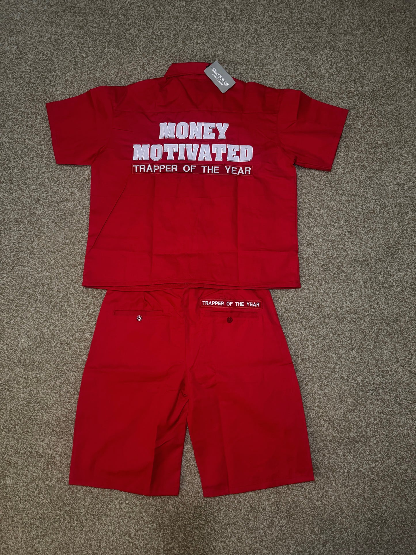 Red Dickie Set